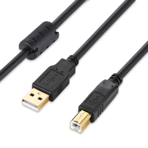 UNKNOWN  USB Printer Cable USB 2.0 Type A Male to B Male Printer Scanner Cable Cord for HP, Canon, Lexmark, Epson, Dell