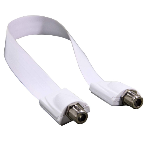 PZV High Frequency Coaxial Flat Cable for Windows and Door - Ultra Flat, Ghost Wire - Coax Compatible with Directv,