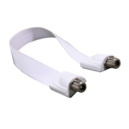 PZV High Frequency Coaxial Flat Cable for Windows and Door - Ultra Flat, Ghost Wire - Coax Compatible with Directv,