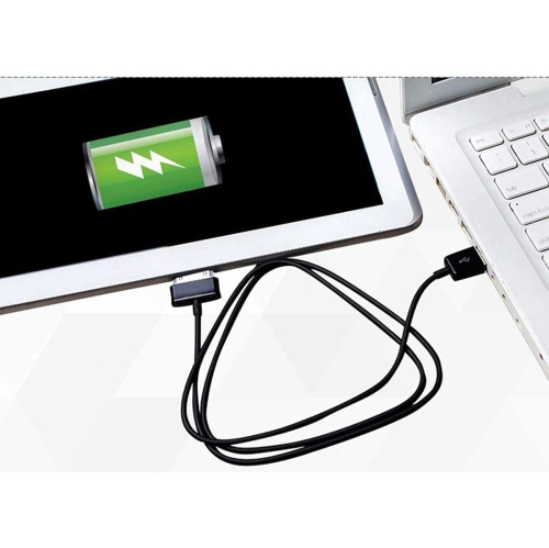 (2 Pack) 30 Pin Charging Cable - Sync Data Charger Adapter Cord Compatible for Samsung Galaxy Tab 2 10.1