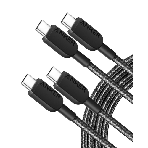 UNKNOWN  310 USB C to USB C Cable (6Ft, 2 Pack), (60W/3A) Fast Charge for Samsung Galaxy S22, Ipad Pro 2021, Ipad Mini 6