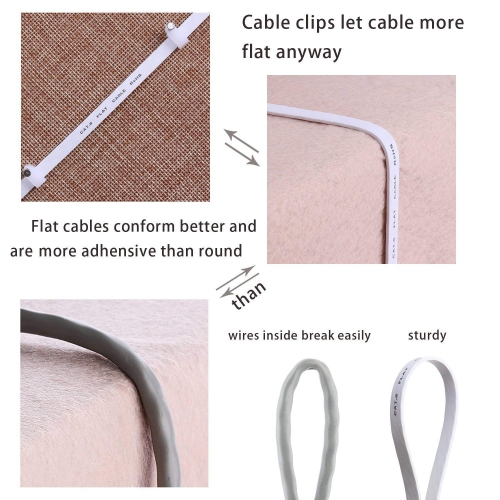 Cat 6 Ethernet Cable 10 Ft, Outdoor&Indoor, 10Gbps Support Cat 7 Network, Heavy Duty Flat Internet LAN Patch