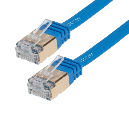 UNKNOWN  High Speed Ultra Flat Cat7 Ethernet Cable, Rj45 Computer Internet LAN Network Ethernet Patch (White, Blue, Black)