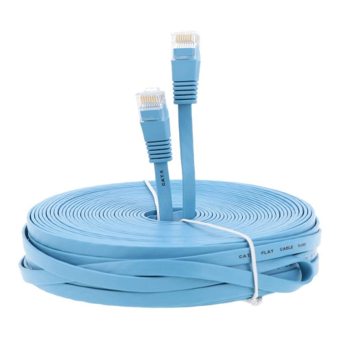 35ft Cat6 Flat Ethernet Cable 35 Feet (10.7 Meters) Gigabit Lan Network Cable RJ45 High Speed Patch