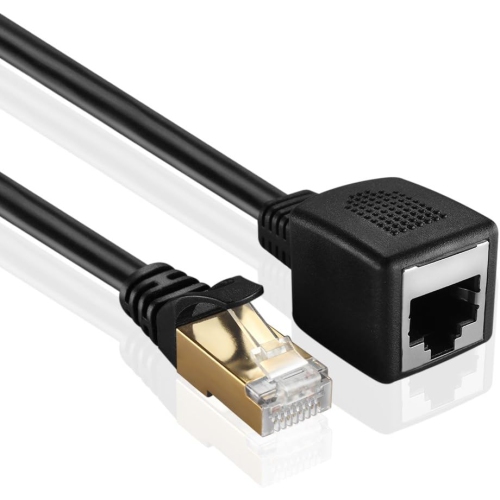 TNP Ethernet Cable Extender Extension Cable Adapter - Cat6 Cat5e Cat5 RJ45 Female to Male Network Wiring Coupler
