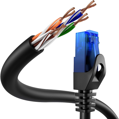 Ethernet Cable – 5ft – Network, Patch & Internet Cable with Break-Proof Design for Maximum US Internet speeds (Ideal