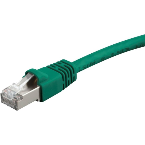 Image 1 de 2.. Câble de raccordement Ethernet Cat6&nbsp;A - Câble Internet réseau - RJ45, 550Mhz, STP, fil cuivre pur, 10G, 26AWG,