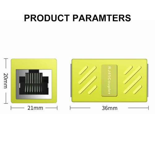 RJ45 Coupler 5 Pack, RJ45 Coupler Ethernet Extension, for Cat7/Cat6/Cat5e/Cat5 Ethernet Cable - Network Cable