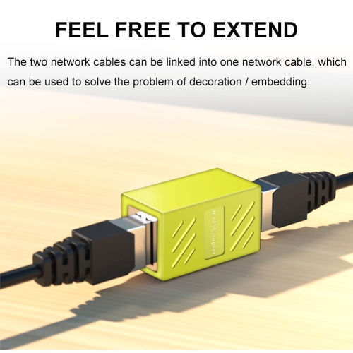 RJ45 Coupler 5 Pack, RJ45 Coupler Ethernet Extension, for Cat7/Cat6/Cat5e/Cat5 Ethernet Cable - Network Cable