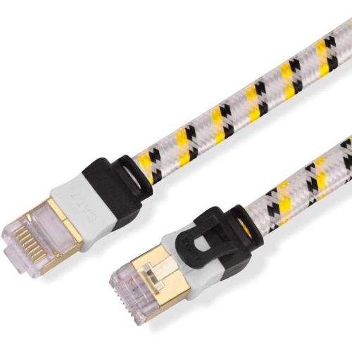 5M/16.4ft, CAT7 Ethernet Cable, Flat Internet Network LAN Patch Cords, LSOH Engineering Grade Network Cable
