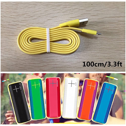 Replacement Micro USB Charging Cable Power Cord Compatible with Ultimate Ears Logitech UE Boom Megaboom Miniboom Boom2