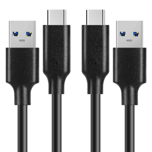 (Paquet de 2) Câble USB-C Android Auto pour Google Pixel 7 Pro, 3,3FT, 10&nbsp;Gb/s, USB-C 3,1 de 2 génération USB-A, 3&nbsp;A-C.