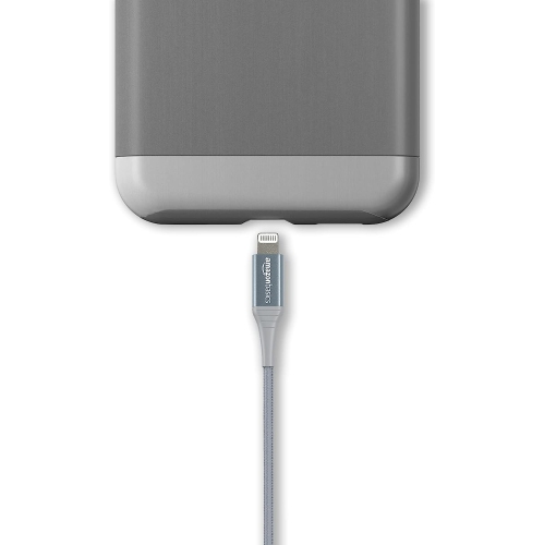 iPhone Charger Cable, Nylon USB-A to Lightning, MFi Certified, for Apple iPhone, iPad, 10,000 Bend