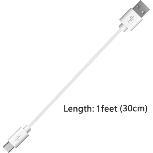 Micro-USB Speakers Short Charger Cable Compatible with JBL GO2, Flip4, Charge2+, Charge3, Pulse3, Boombox