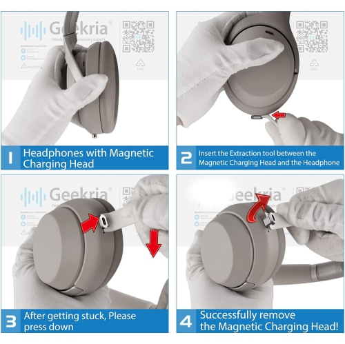 SNAP Quick Connect Charger Cable Compatible with Sony WH-1000XM4 XB910N XB900N CH710N, USB Replacement Magnetic