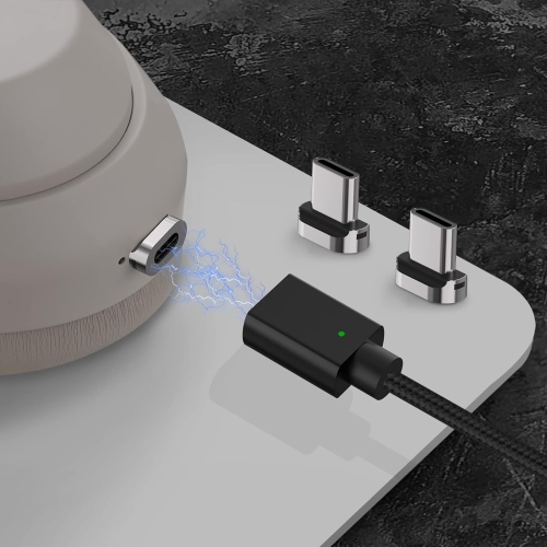 SNAP Quick Connect Charger Cable Compatible with Sony WH-1000XM4 XB910N XB900N CH710N, USB Replacement Magnetic