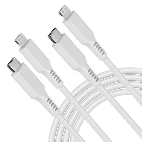 UNKNOWN  USB C to Lightning Cable, USB-C to Lightning Fast Charging Cable [2Pack 3Ft], Mfi Certified 20W Pd Iphone