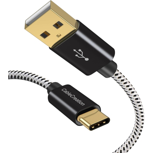 UNKNOWN  2Ft USB to USB C Cable, USB A to USB C Cable 3A Fast Charging Cable, Braided USB C Male to USB Male Cable