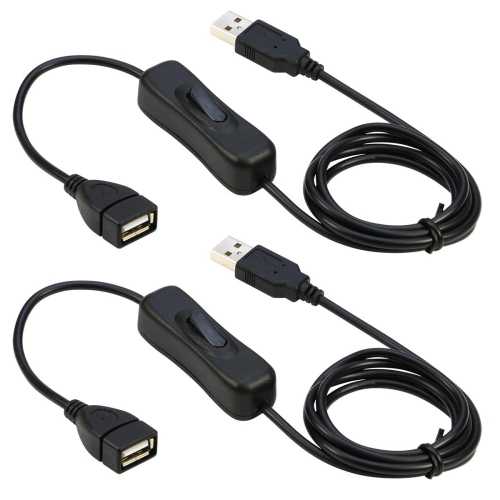 UNKNOWN  USB Extension Cable With On/off Switch USB Male to Female Cable Support (Data And Power) for USB Headset, Led