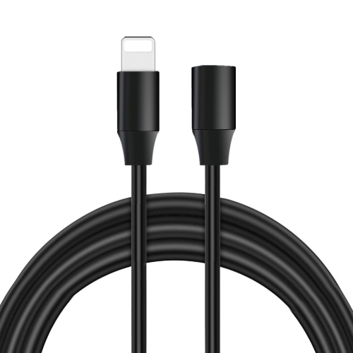 3.3FT iOS Extension Cable, Black Extender Cable Male to Female Pass Audio Video Music Data and Power Charge Cord