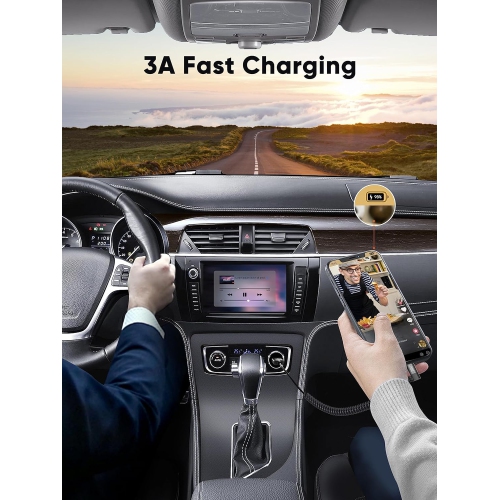 Coiled USB C Cable 4 Feet, Coiled Angled USB A to USB C Cable USB to C Fast Charging Cable 3A 480Mbps