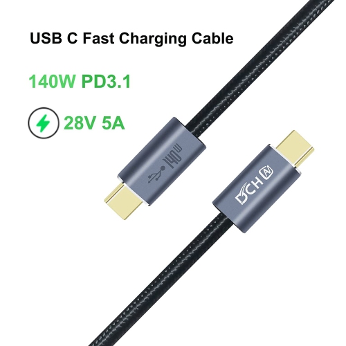Cable USB C 1M, USB C Vers USB Charge Rapide 3A [USB 3.0 & QC3.0] Nylon Tressé Cable Chargeur USB C Pour IPhone 15 16 Pro/Pro Max, Samsung Galaxy S24 S23 S22