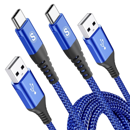 UNKNOWN  USB C Cable Fast Charge 3.1A [2 Pack, 3.3Ft], Type C Cable Nylon Braided Charging Cable Compatible With Galaxy