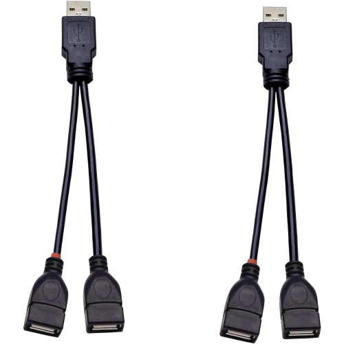 30 cm USB Splitter Cable 2.0 1 Male to 2 Female Jack Y Splitter Hub Adapter Cable YOUCHENG for Tablets Computers