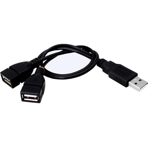 30 cm USB Splitter Cable 2.0 1 Male to 2 Female Jack Y Splitter Hub Adapter Cable YOUCHENG for Tablets Computers