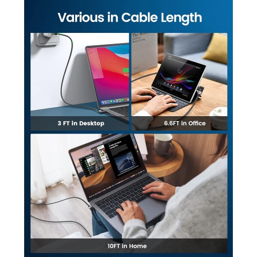 Câble USB-C, câble USB-C vers C, câble de chargement rapide 240 W