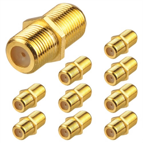 UNKNOWN  Coaxial Cable Connector, 10 Pack