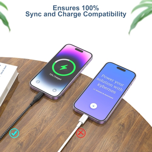 iPhone Charger Cable 10ft 5Pack,[Apple MFi Certified] Long Lightning Cable 10 Foot iPhone Charging Cord for iPhone