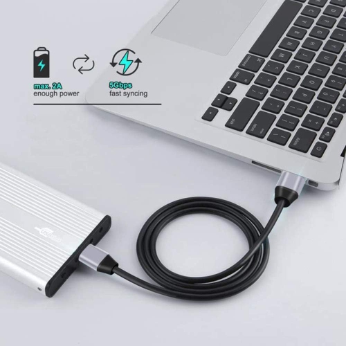 USB Male to Male Cable 1.5ft,USB 3.0 A to A Cable Cord SuperSpeed Data Transfer 5Gbps Cable for External Hard Drive