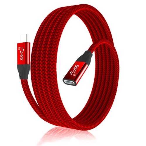 UNKNOWN  USB C Extension Cable 0.66Ft, Type C 3.1 Gen2 10 GBps Female to Male Adapter, Thunderbolt 3 Extension Cable