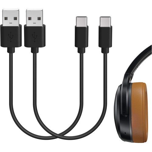 USB Headphones, Earbuds Short Charger Cable Compatible with Skullcandy Rail ANC Push XT Ultra Indy Evo Hesh Evo
