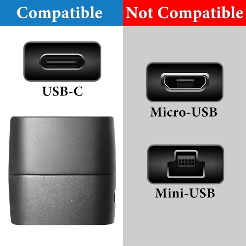 USB Earbuds Short Charger Cable Compatible with Audio-Technica ATH-M50xBT2, JBL Tune 225TWS 220TWS Tour One M2