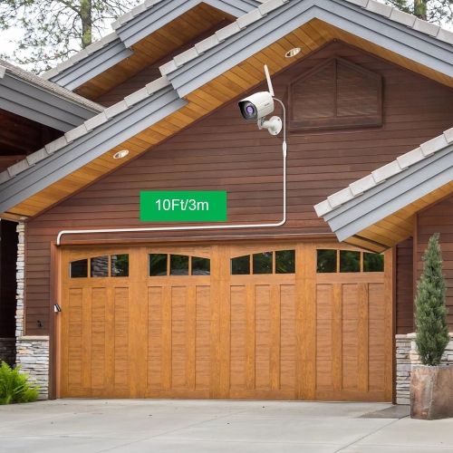 2Pack Micro USB Extension Cable Compatible with Zmodo, Wyze Cam OG, WYZE Cam Pan,Wyze Cam V3, 10Feet Male to