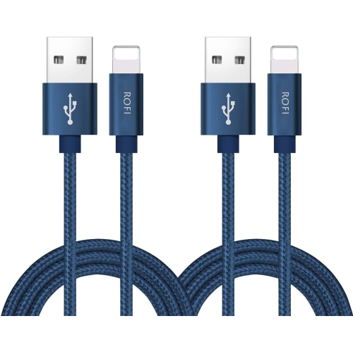 UNKNOWN  Charger Cable Compatible for Phone, [2Pack] Nylon Braided Phone Cable Fast Charging USB Cord Replacement for Phone