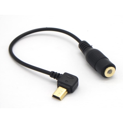 UNKNOWN  10Pin Mini USB to 3.5MM Microphone Mic Adapter Cable Cord for Gopro Hero 4/3/3+ Camera, And Other 10Pin Mini USB Plug