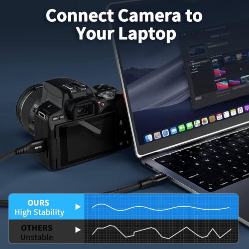 Micro 3.0 Cable 8 Feet, USB 3.0 A to Micro B Cable, Nylon Braided A-Male to Micro B External Hard Drive Cable,