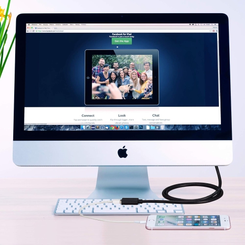 Câble de rallonge USB 3,0 de 6ft pi, rallonge USB 3,0 haute vitesse de type A mâle vers A femelle pour PlayStation, Xbox, USB