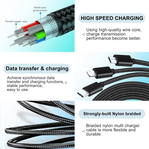 3-in-1 Charger USB C Charging Cable Cord Fit for Beats fit pro x Kim Kardashian,Beats Flex,Beats Fit Pro,Powerbeats Pro