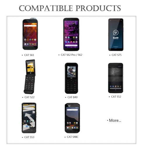 Cell Phone Charger Cable for CAT S61, CAT B40, CAT S62 Pro, CAT S52, CAT S75, CAT S53, CAT S22 Flip, CAT S62