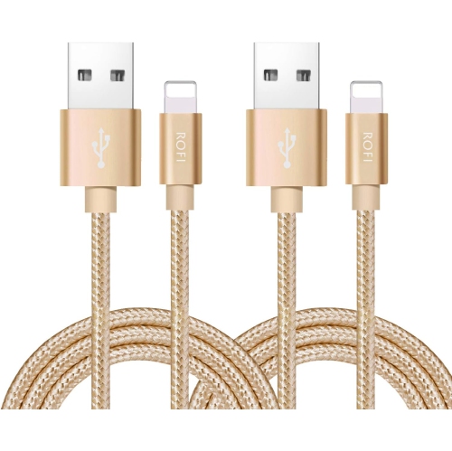 UNKNOWN  Charger Cable Compatible for Phone, [2Pack] Nylon Braided Phone Cable Fast Charging USB Cord Replacement for Phone