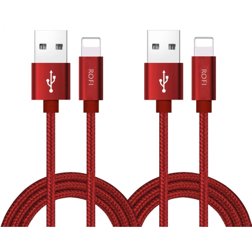 UNKNOWN  Charger Cable Compatible for Phone, [2Pack] Nylon Braided Phone Cable Fast Charging USB Cord Replacement for Phone