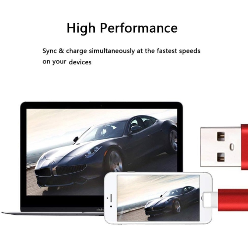 Charger Cable Compatible for Phone, [2Pack] Nylon Braided Phone Cable Fast Charging USB Cord Replacement for Phone