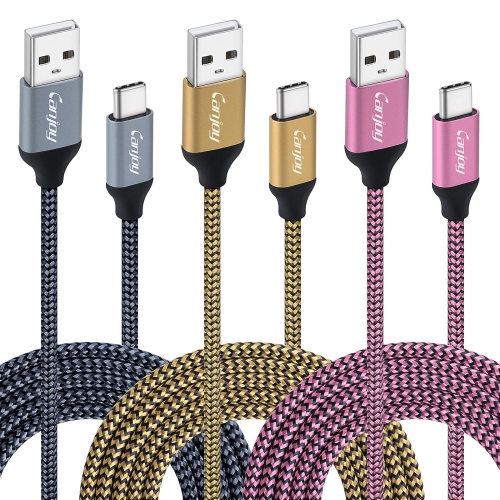 UNKNOWN  USB Type C Cable, 3Pack 10Ft Extra Long USB Type C Cable Braided Fast Charging Cord for Samsung Galaxy S10, S10+