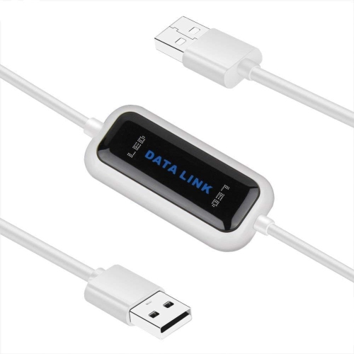 ® High Speed USB Pc to Pc Online Share Sync Link Net Direct Data File Transfer Bridge LED Cable Easy Copy
