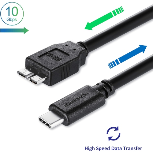 Câble USB-C vers micro USB 2,0 de 1 pi