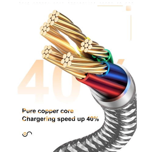 iPhone Charger Cable 6FT 2Pack, Apple MFi Certified Lightning Cable 6 Foot Nylon Braid iPhone Charging Cord 6 Feet Fast